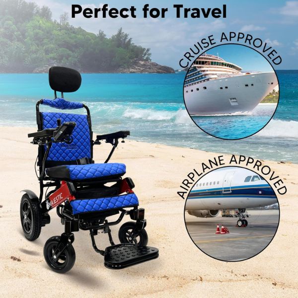 ComfyGo IQ-9000 Remote Controlled Folding Power Wheelchair