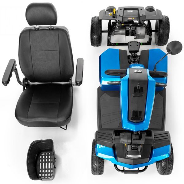 スポーツ・フィットネス PRIDE Pride Victory LX Sport 4-Wheel Scooter S710LXW – Electric