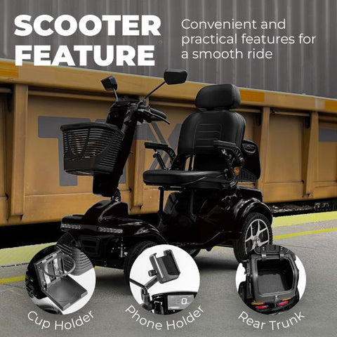 Gladiator 4-Wheel Bariatric Mobility Scooter