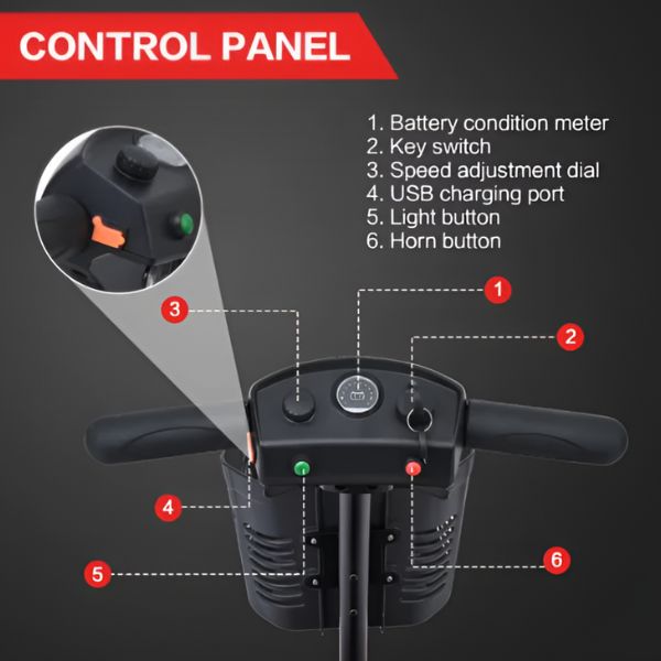 Metro Mobility Elite 4 Portable 4-Wheel Mobility Scooter