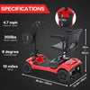 Image of Metro Mobility Elite 4 Portable 4-Wheel Mobility Scooter