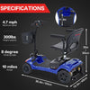 Image of Metro Mobility Elite 4 Portable 4-Wheel Mobility Scooter