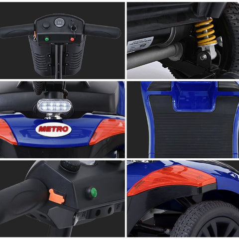 Metro Mobility Elite 4 Portable 4-Wheel Mobility Scooter