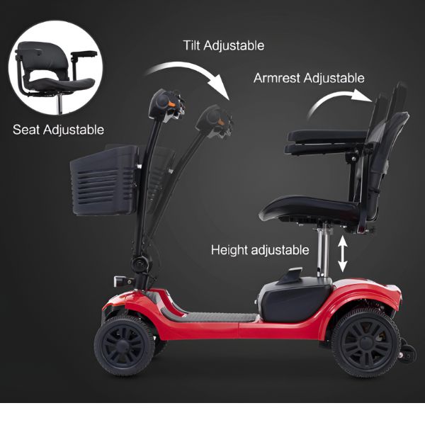Metro Mobility Elite 4 Portable 4-Wheel Mobility Scooter