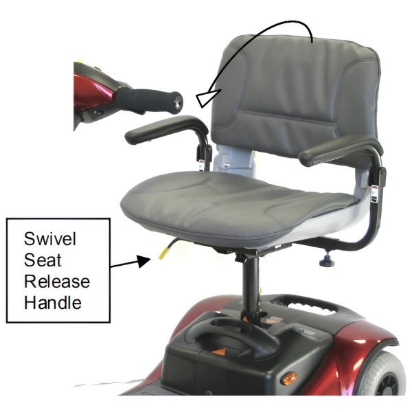 Shoprider Dasher 4 Portable 4-Wheel Mobility Scooter