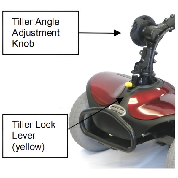 Shoprider Dasher 4 Portable 4-Wheel Mobility Scooter