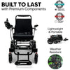 Image of Glide Care G-5 Lightweight Foldable Electric Wheelchair
