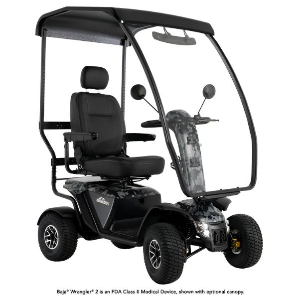 Pride Baja Wrangler 2 Heavy Duty Scooter - Electric Wheelchairs USA