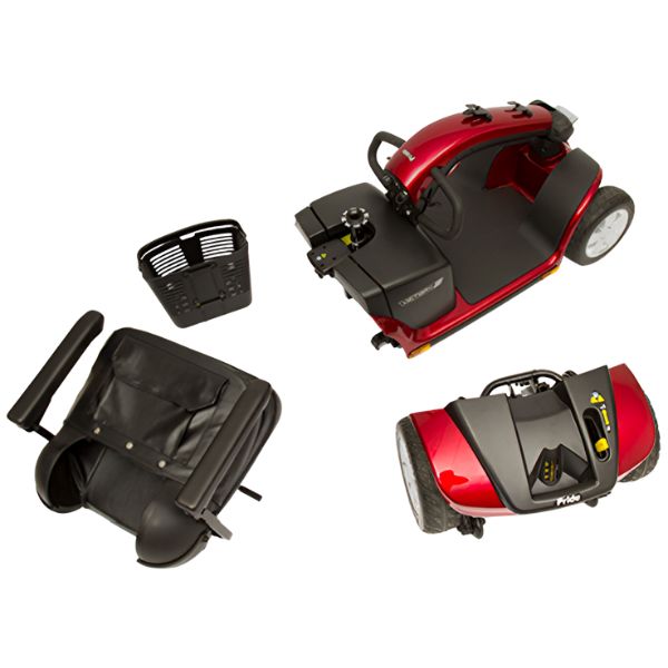 Pride Victory 10 4-Wheel Power Scooter With EZ Turn Technology SC710