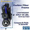 Image of Forcemech Carbon F1 Folding Power Wheelchair