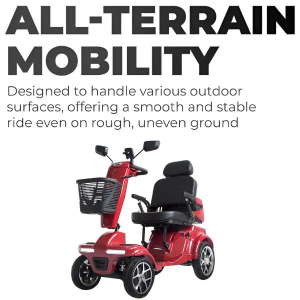Gladiator 4-Wheel Bariatric Mobility Scooter