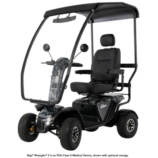 Pride Mobility Hard Top Scooter Canopy For BAJA Wrangler 2 / PX4 / Pursuit 2 Mobility Scooters - Electric Wheelchairs USA