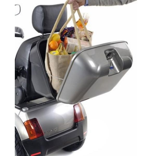 AFIKIM Afiscooter S 3 Wheel Scooter Back Storage View