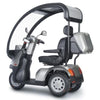 Image of AFIKIM Afiscooter S 3 Wheel Scooter Left Side View With Canopy