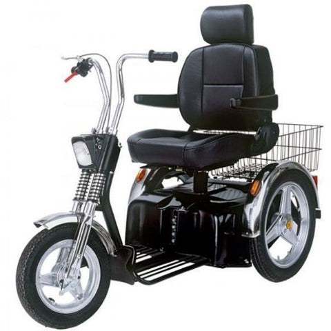 AFIKIM Afiscooter SE 3-Wheel Bariatric Scooter-500 lbs Front View