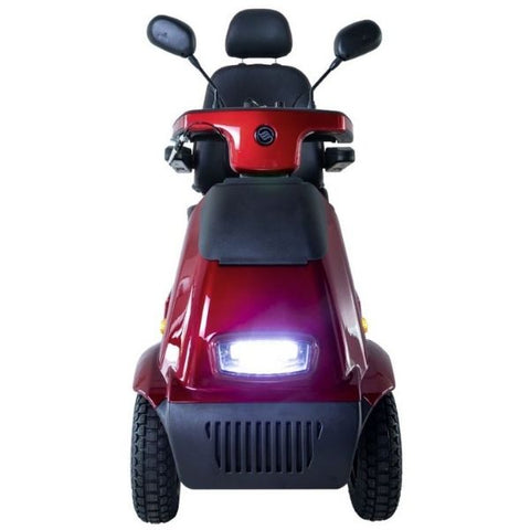 AFIKIM Afiscooter C4 Breeze 4-Wheel Scooter Red Front View