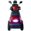 Image of AFIKIM Afiscooter C4 Breeze 4-Wheel Scooter Red Front View