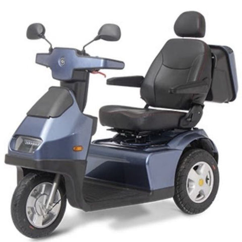 AFIKIM Afiscooter S 3-Wheel Scooter Blue Side View