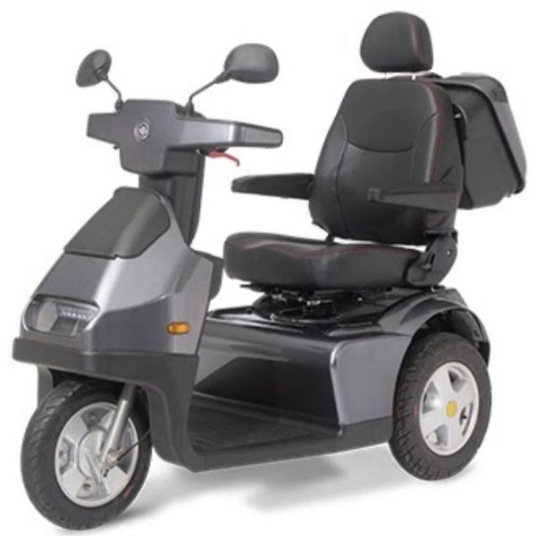 AFIKIM Afiscooter S 3-Wheel Scooter Dark Grey Side View
