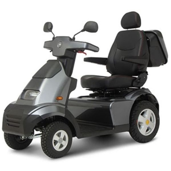 AFIKIM Afiscooter S 4-Wheel Scooter Dark Grey Side View
