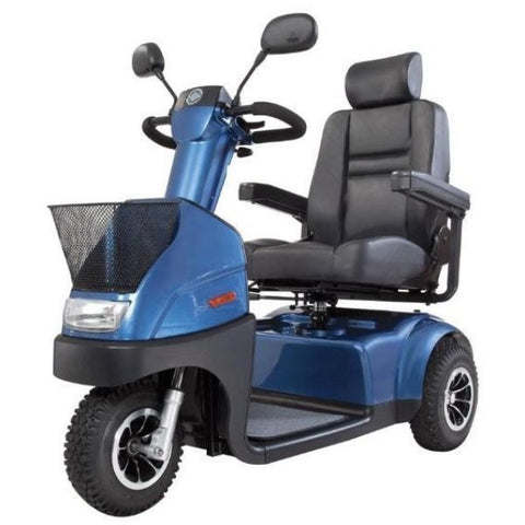 Afiscooter C3 Breeze 3 Wheel Scooter Blue Front View