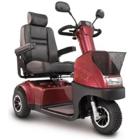 Afiscooter C3 Breeze 3 Wheel Scooter Red Front View