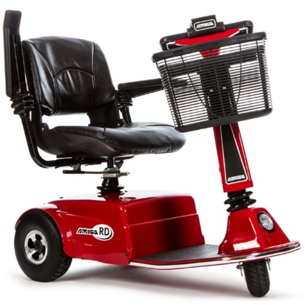 Amigo RD Rear Drive Standard Mobility Scooter Armrest and Basket View