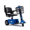Image of Amigo Shabbat Mobility Scooter Blue Armrest and Basket View