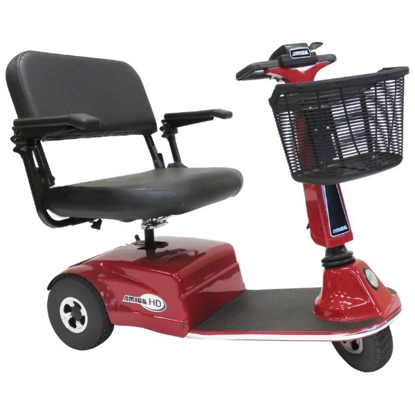 Amigo Shabbat Mobility Scooter Red Side View