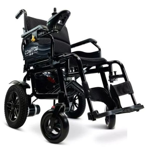 ComfyGo X-6 Lightweight Electric Wheelchair Black Color