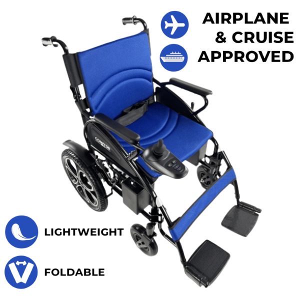 ComfyGo 6011 Electric Wheelchair Airplane and Cruise Approved