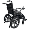 Image of ComfyGo 6011 Electric Wheelchair Black Color Right Backside View 