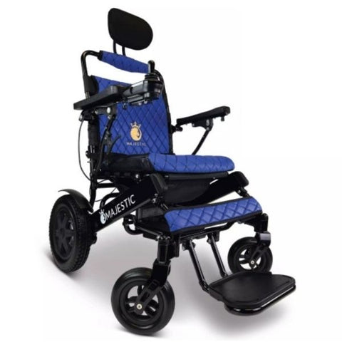 ComfyGo IQ-9000 Black Frame with Blue Color Seat and Cushion