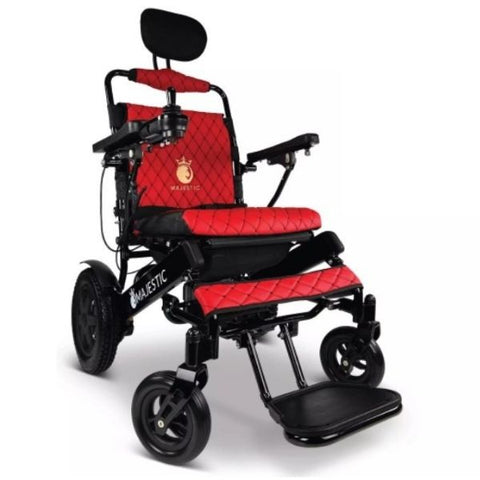 ComfyGo IQ-9000 Black Frame with Red Color Seat and Cushion