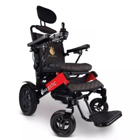 ComfyGo IQ-9000 with Black and Red Frame and Black Color Seat and Cushion