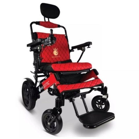 ComfyGo IQ-9000 with Black and Red Frame and Red Color Seat and Cushion