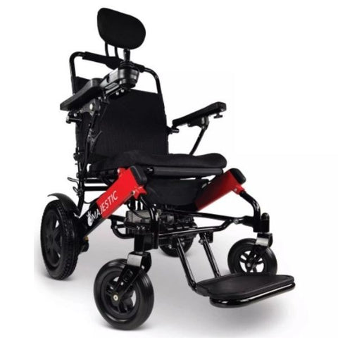 ComfyGo IQ-9000 with Black and Red Frame and Standard Color Seat and Cushion