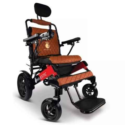 ComfyGo IQ-9000 with Black and Red Frame and Taba Color Seat and Cushion