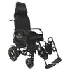 Image of ComfyGo X-9 Electric Wheelchair with Automatic Recline Black Color