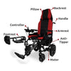 Image of ComfyGo X-9 Electric Wheelchair with Automatic Recline Parts