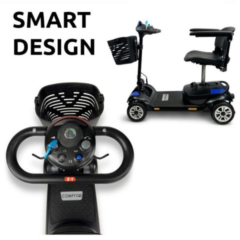 ComfyGo Z-1 Portable Mobility Scooter Smart Design