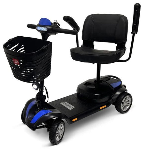 ComfyGo Z-4 Mobility Scooter Color Blue Armrest Flip