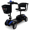 Image of ComfyGo Z-4 Mobility Scooter Color Blue Right Side View