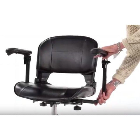 Drive Medical Scout 3 Wheel Scooter Adjustable Armrest View