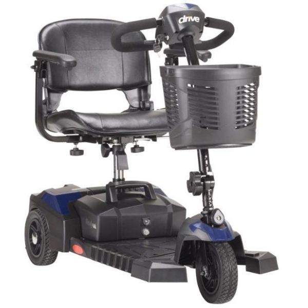 Drive Medical Scout 3 Wheel Scooter Blue Front View