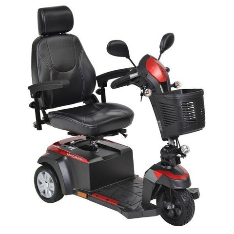 Drive Medical Ventura DLX 3 Wheel Scooter Front View