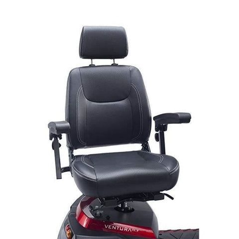 Drive Medical Ventura DLX 4 Wheel Scooter Seat View