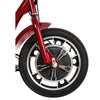 Image of Drive Medical ZooMe 3 Wheel Scooter Front Wheel View