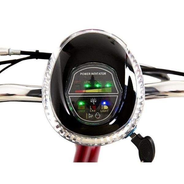 Drive Medical ZooMe 3 Wheel Scooter Tiller View
