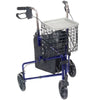 Image of Drive Medical Deluxe 3 Wheel Aluminum Rollator w/ 7.5 Inch Castors